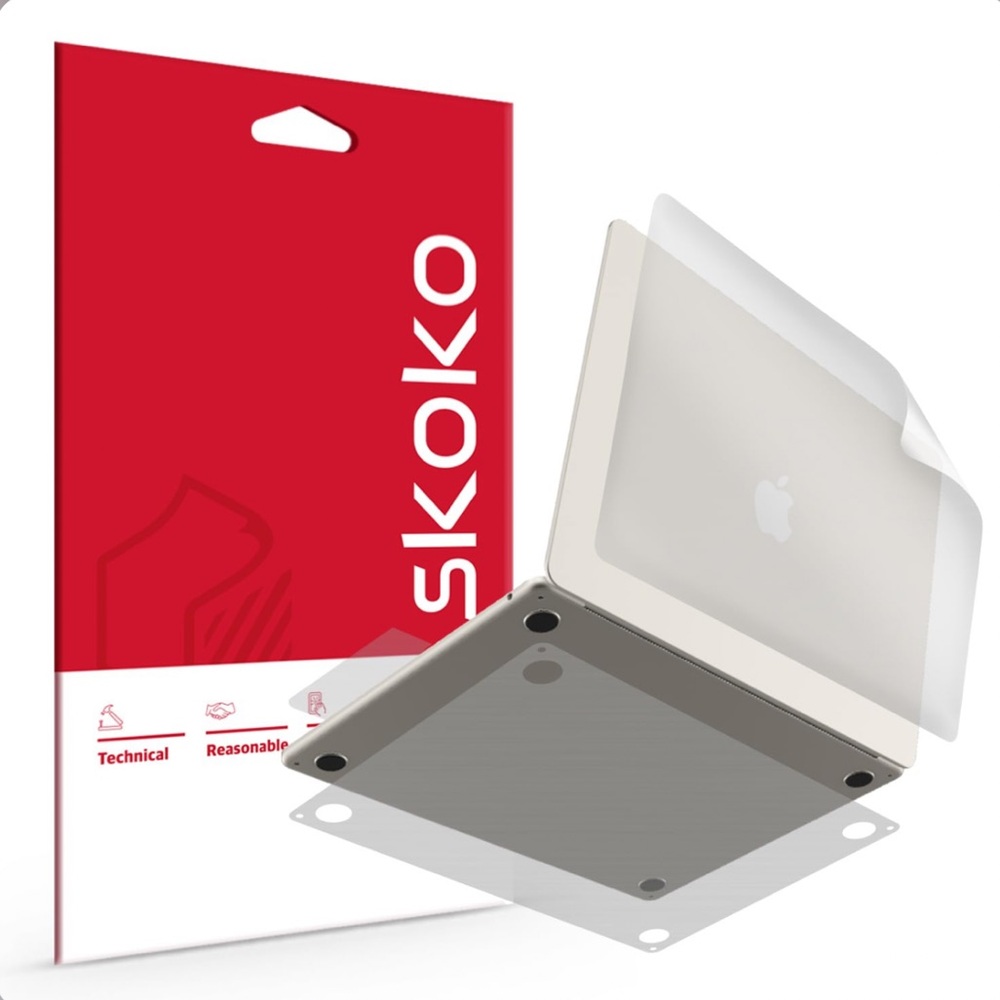 Transparent Matte Screen Protector Film for MacBook Air 15